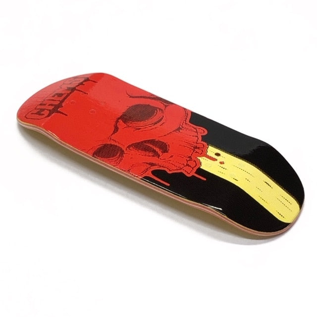 Chems x DK Red Pop Sick Skull Fingerboard Deck - Popsicle