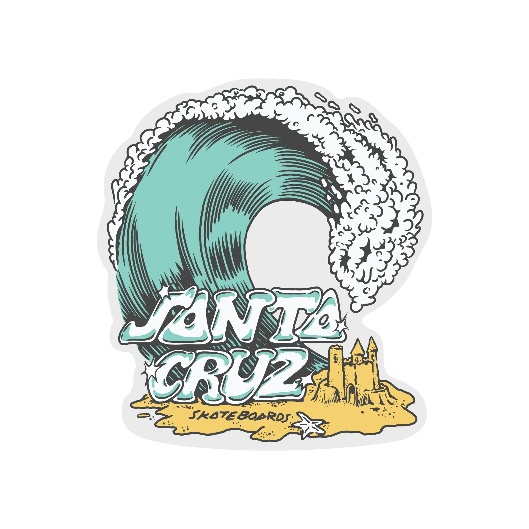 Santa Cruz Onshore Skateboard Sticker