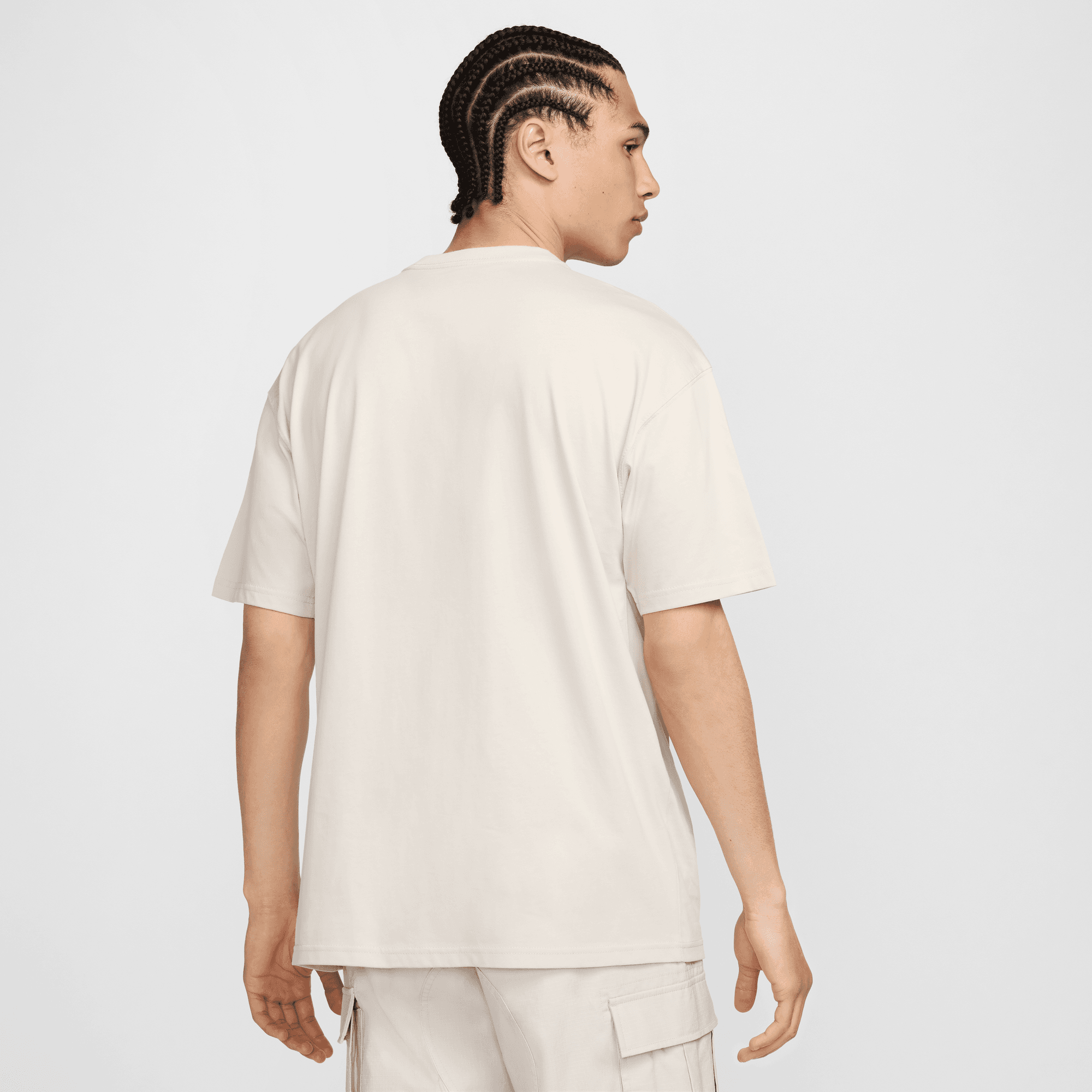 Light Orewood Brown Nike SB logo T-shirt Back