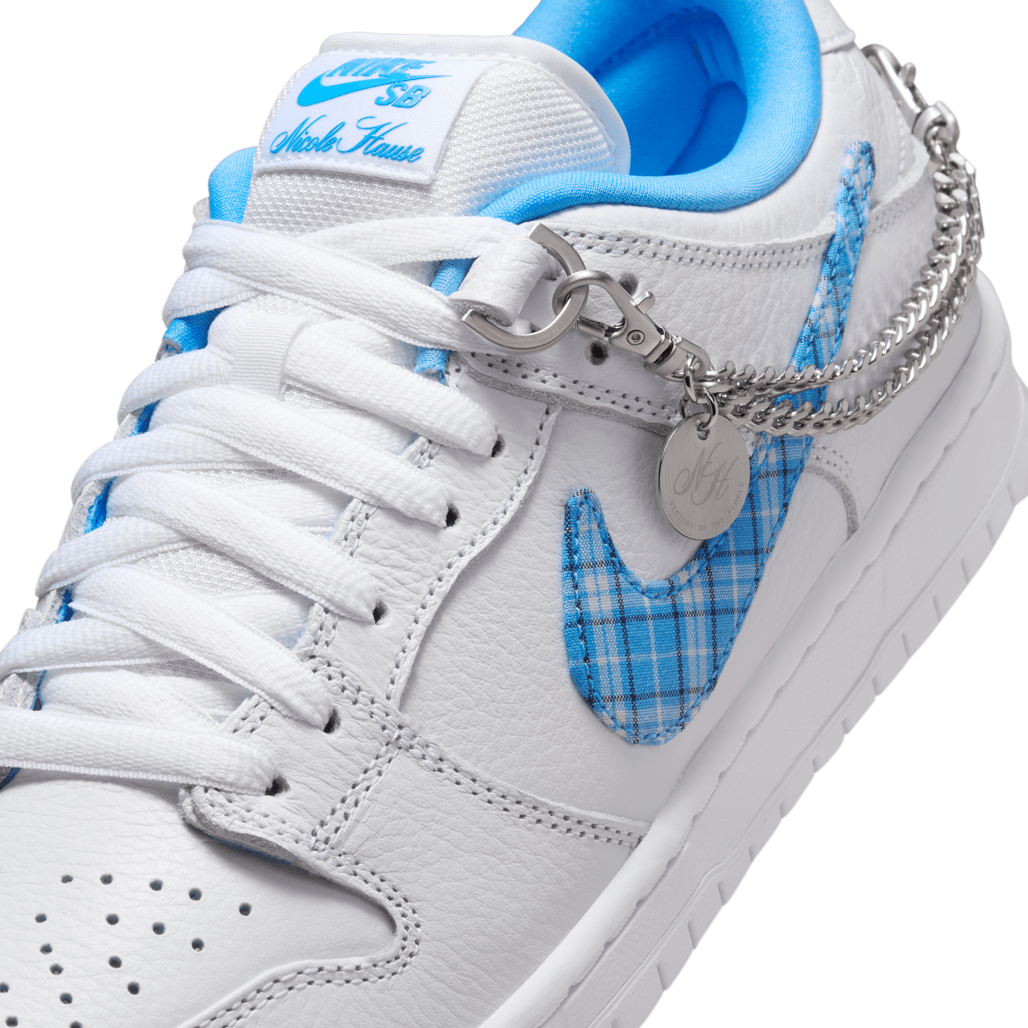 Nike SB Dunk Low Pro Nicole Hause Skateboard Shoe - White