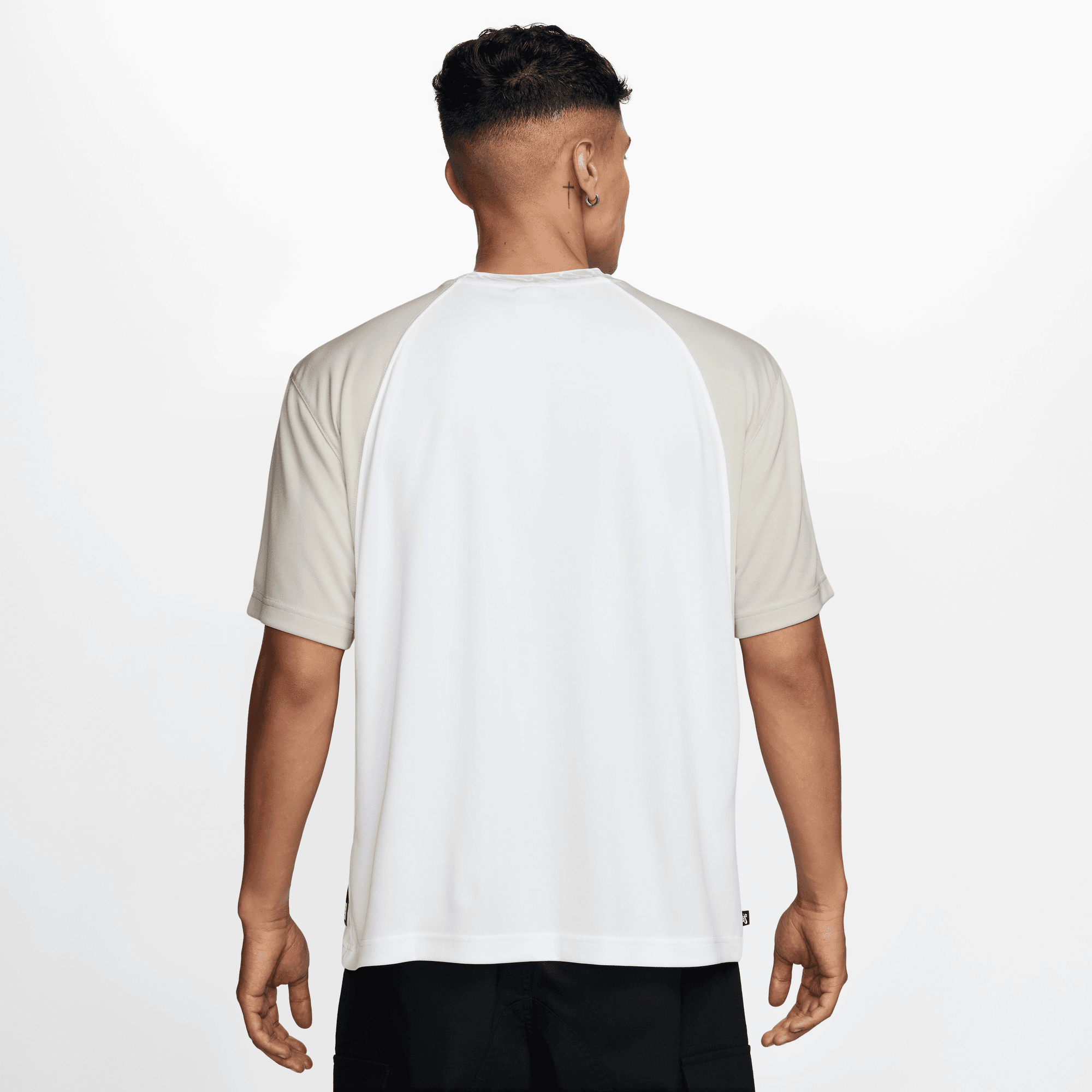 White DRI-FIT Nike SB Skate Jersey back