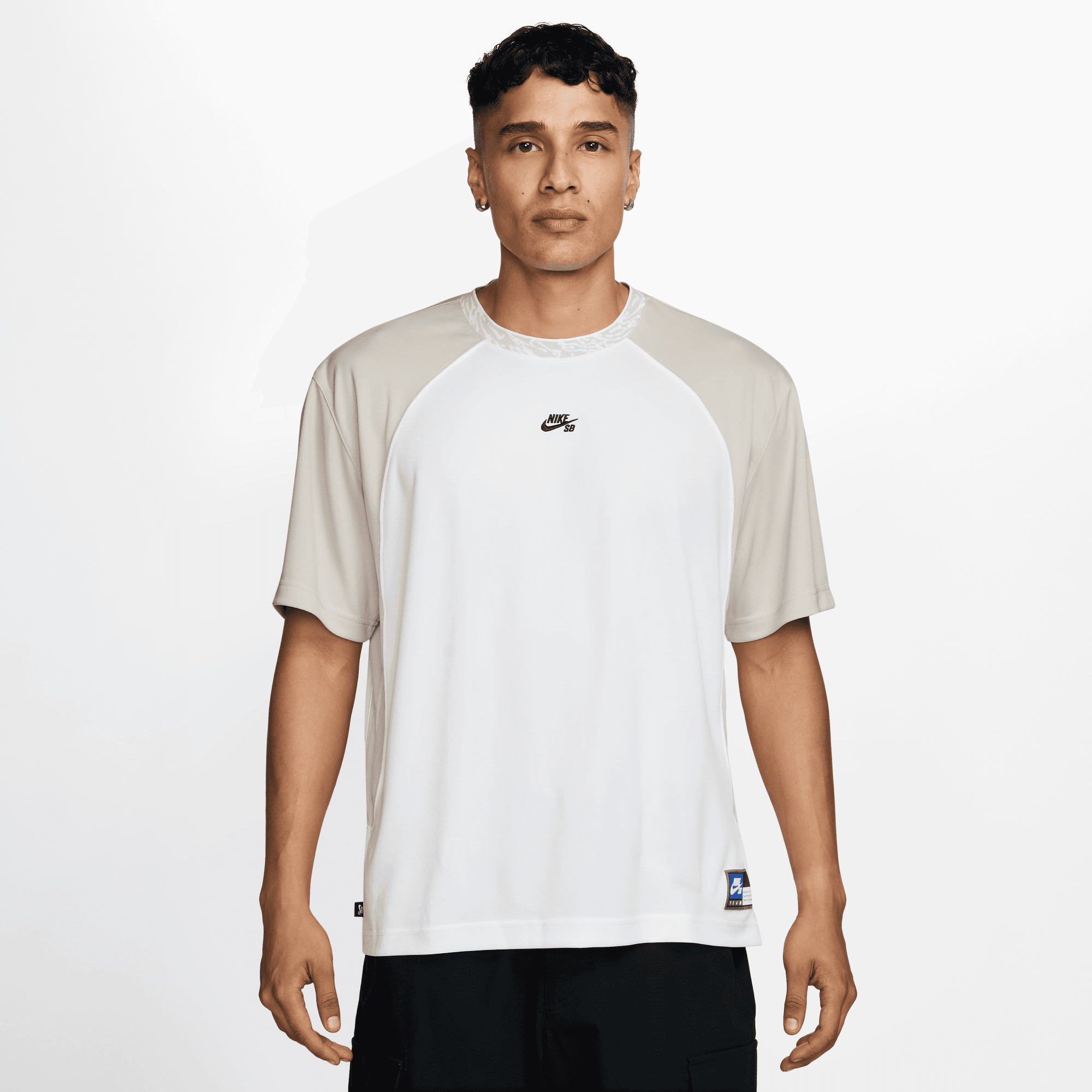 White DRI-FIT Nike SB Skate Jersey