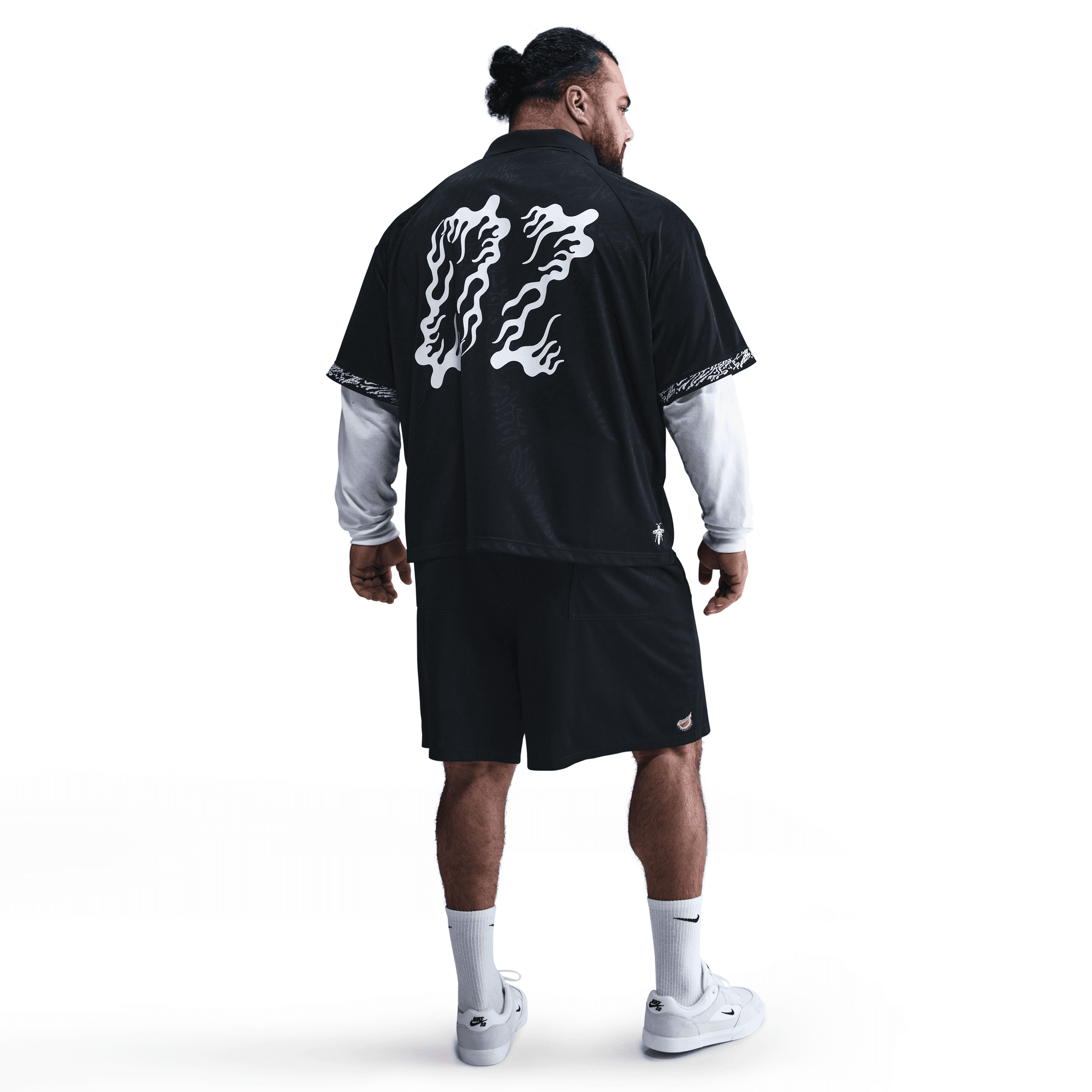 Black Jacquard DRI-FIT Nike SB Jersey Back
