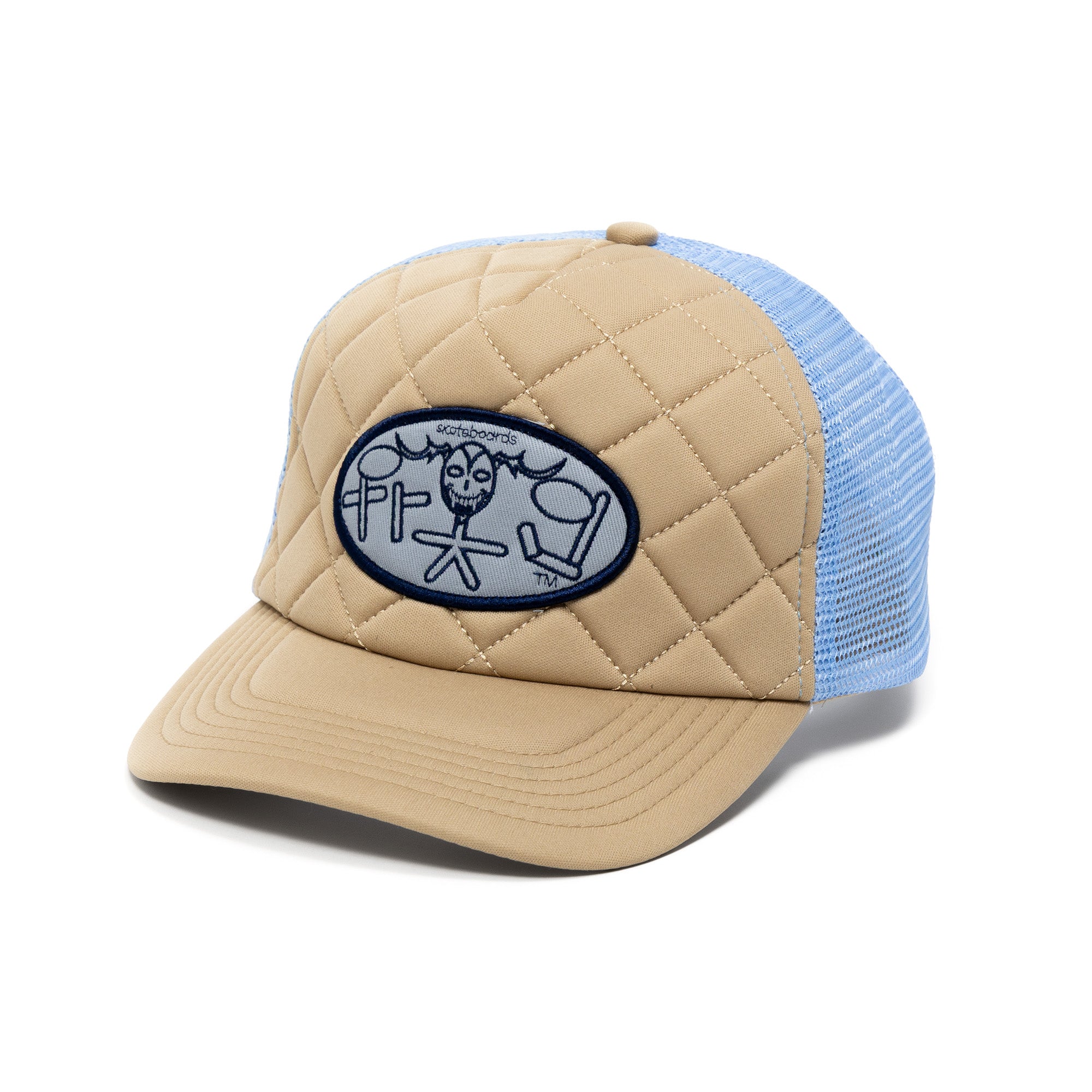 Frog Skoom Logo Trucker Hat - Brown/Blue
