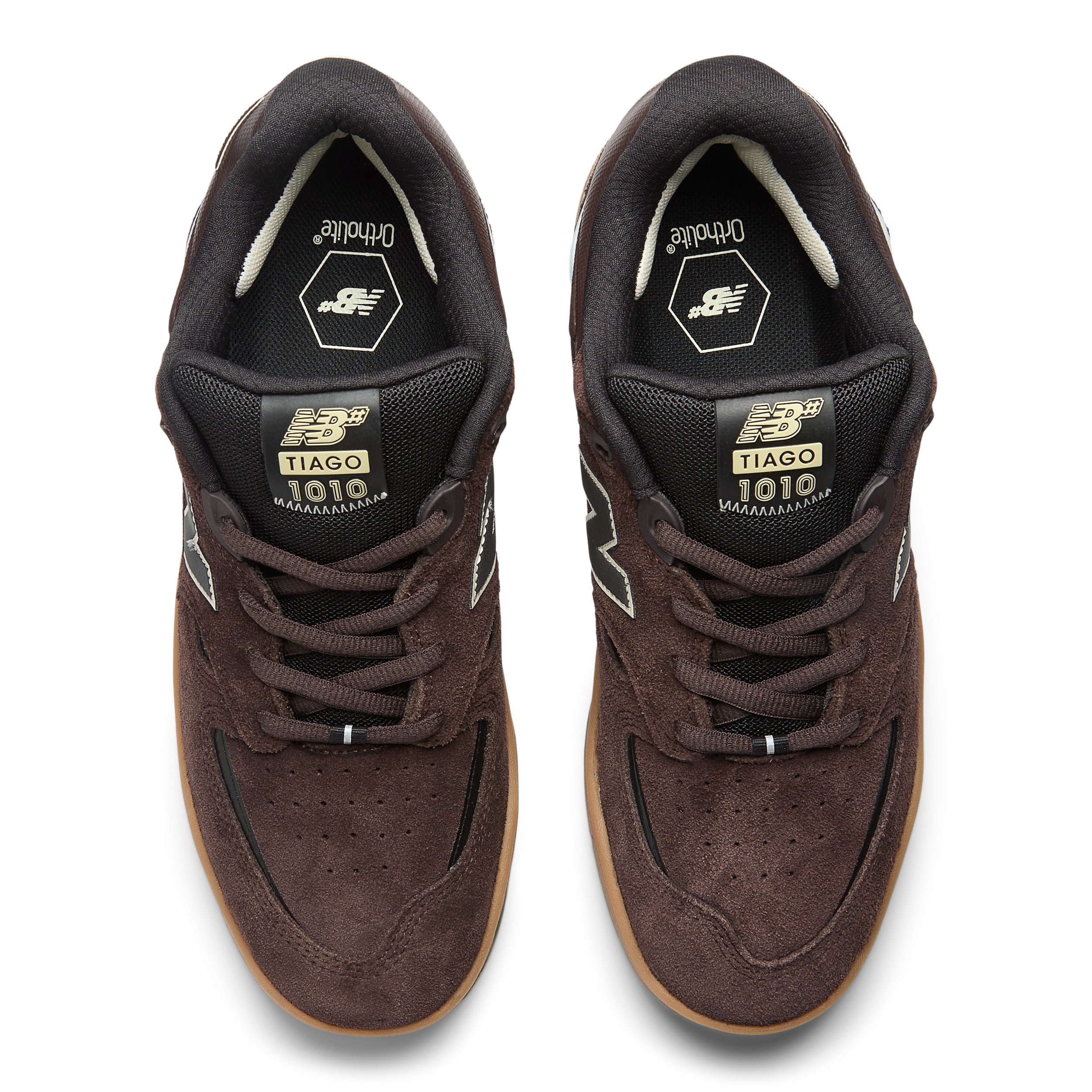 Brown NM1010 Tiago NB Numeric Skate Shoes Top