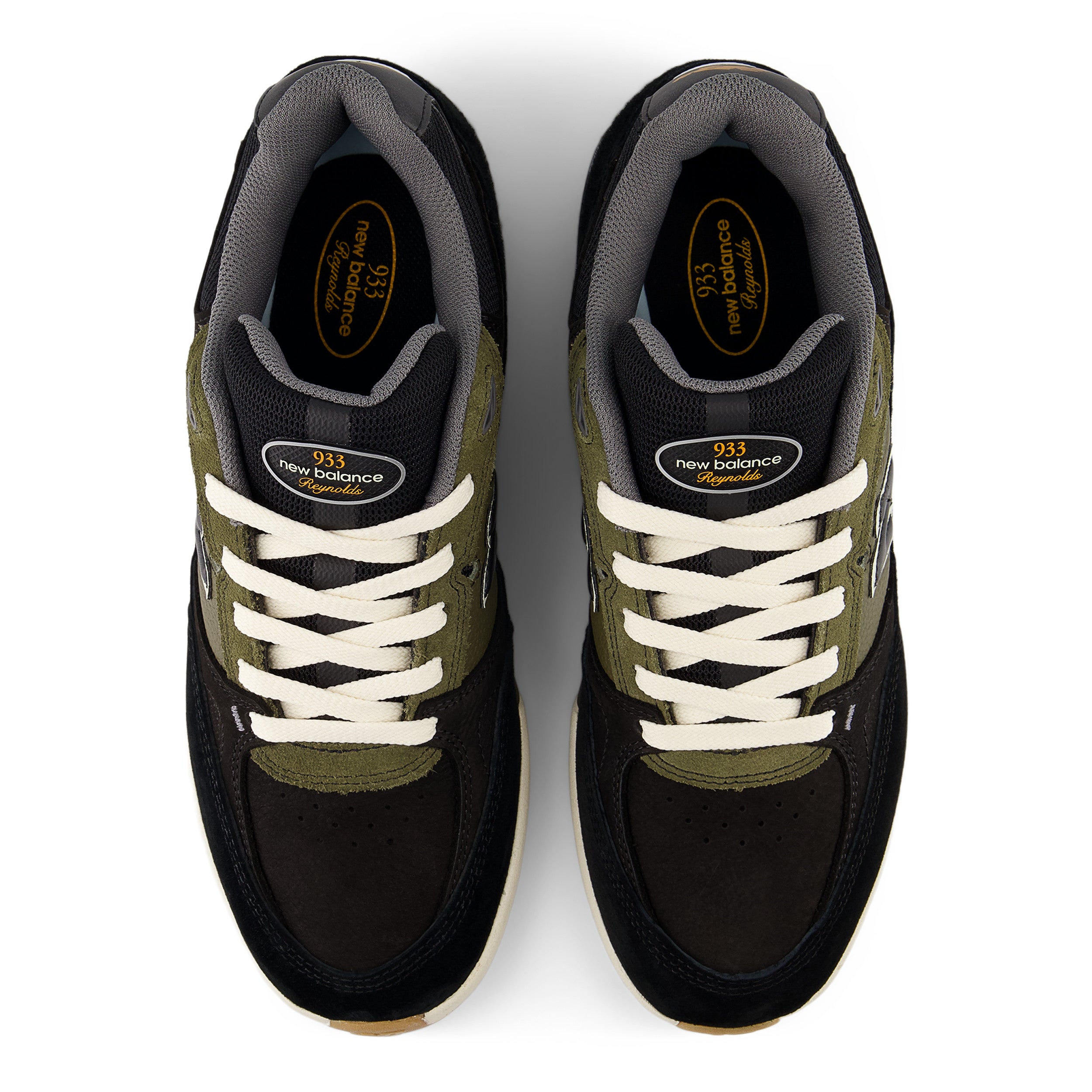 Black Andrew Reynolds NM933 NB Numeric Skate Shoe Top