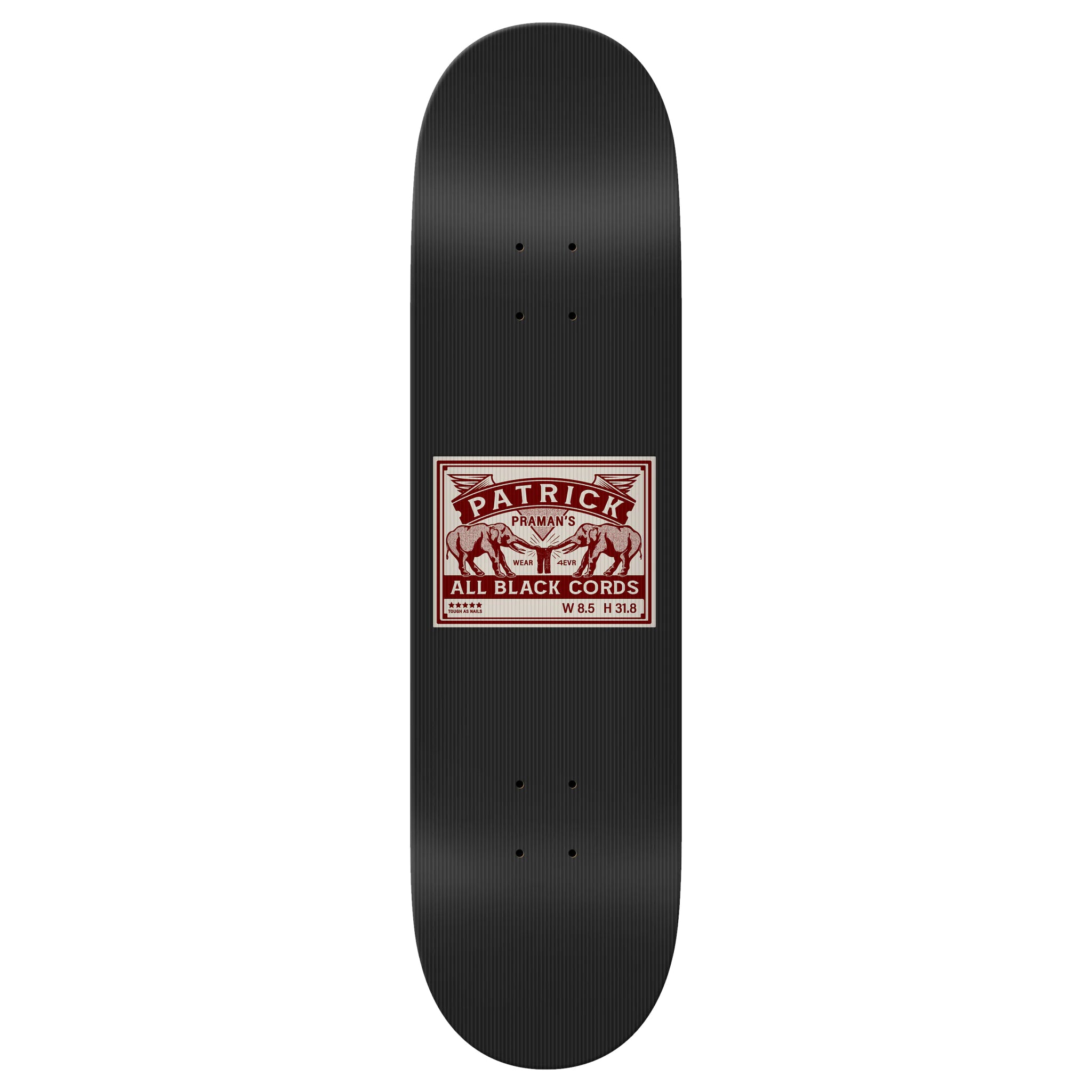 Patrick Praman Cord Real Skateboard Deck