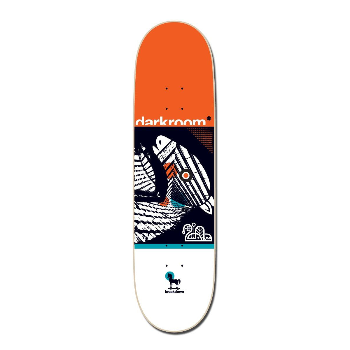 8.5" Breakdown Darkroom Skateboard Deck