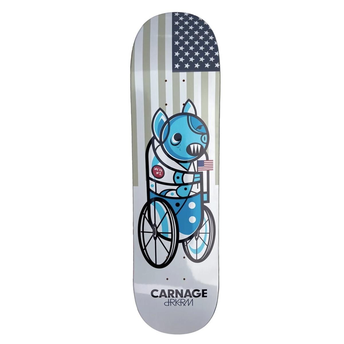 8.375" Carnage Darkroom Skateboard Deck