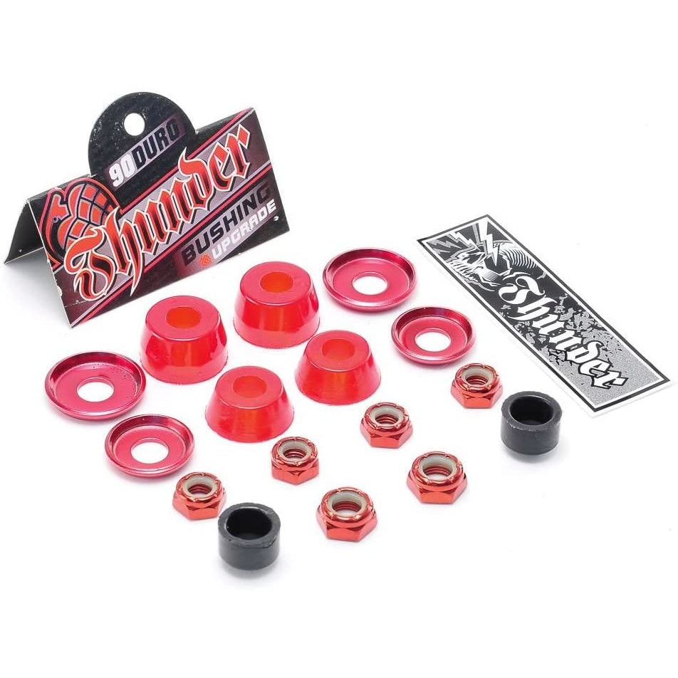 Red 90DU Soft Thunder Trucks Bushing Rebuild Kit
