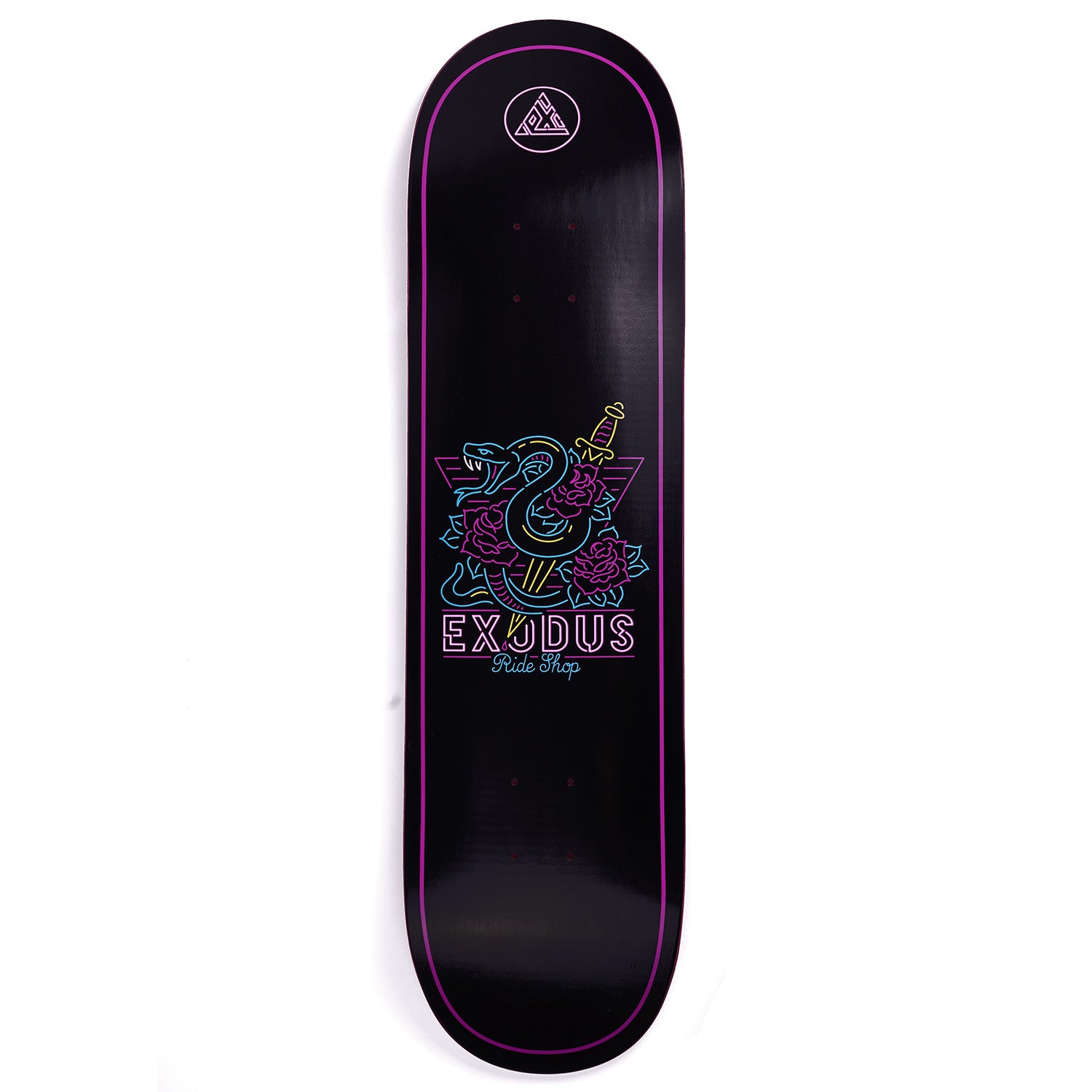 Neon Snake Exodus Skateboard Deck