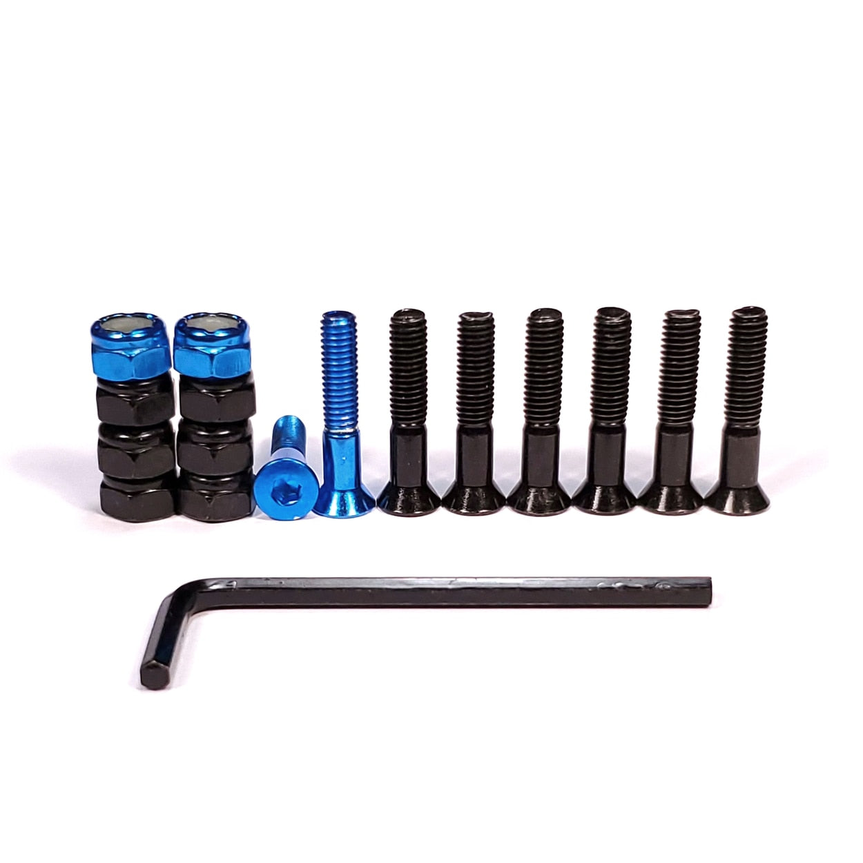 Exodus Allen Skateboard Hardware - Blue/Black