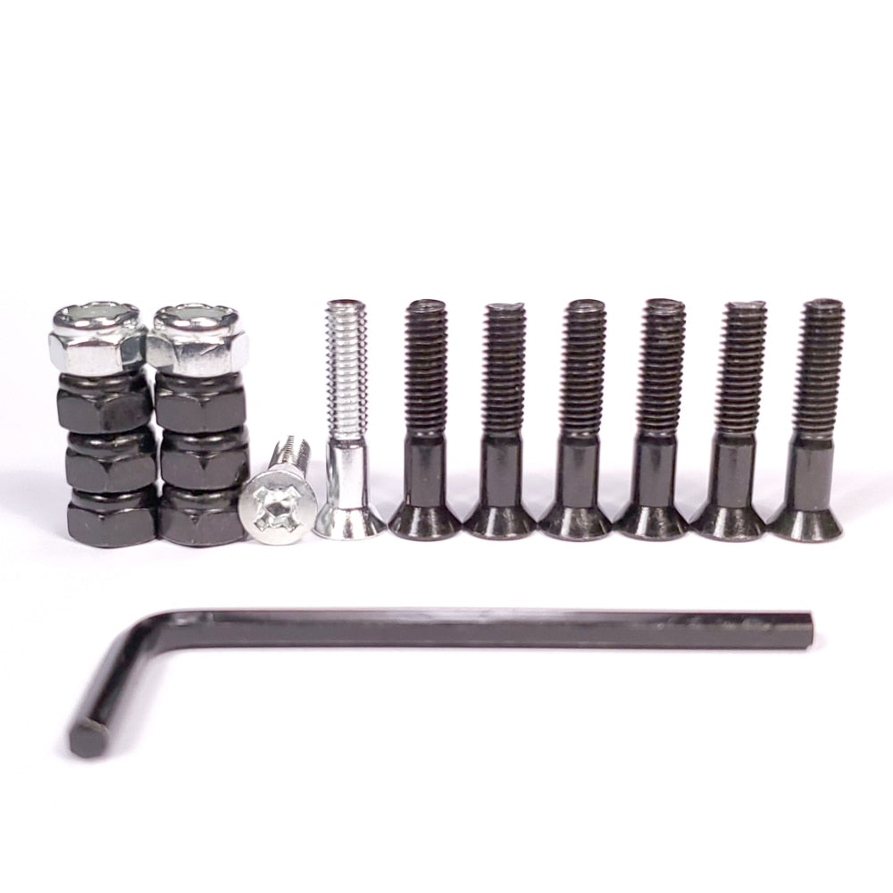 Exodus Phillips/Allen Combo Skateboard Hardware - Silver/Black