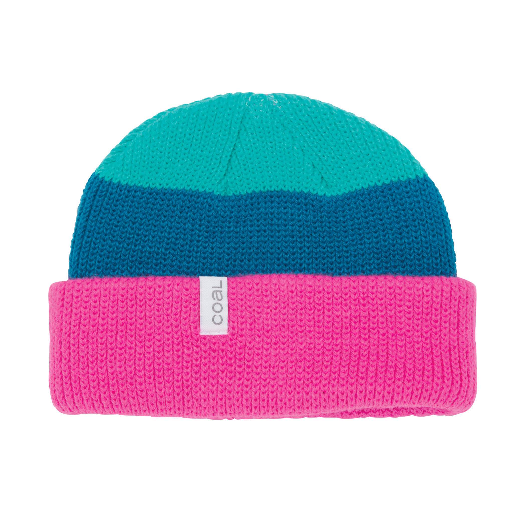 Magenta Stripe The Frena Kids Coal Knit Beanie