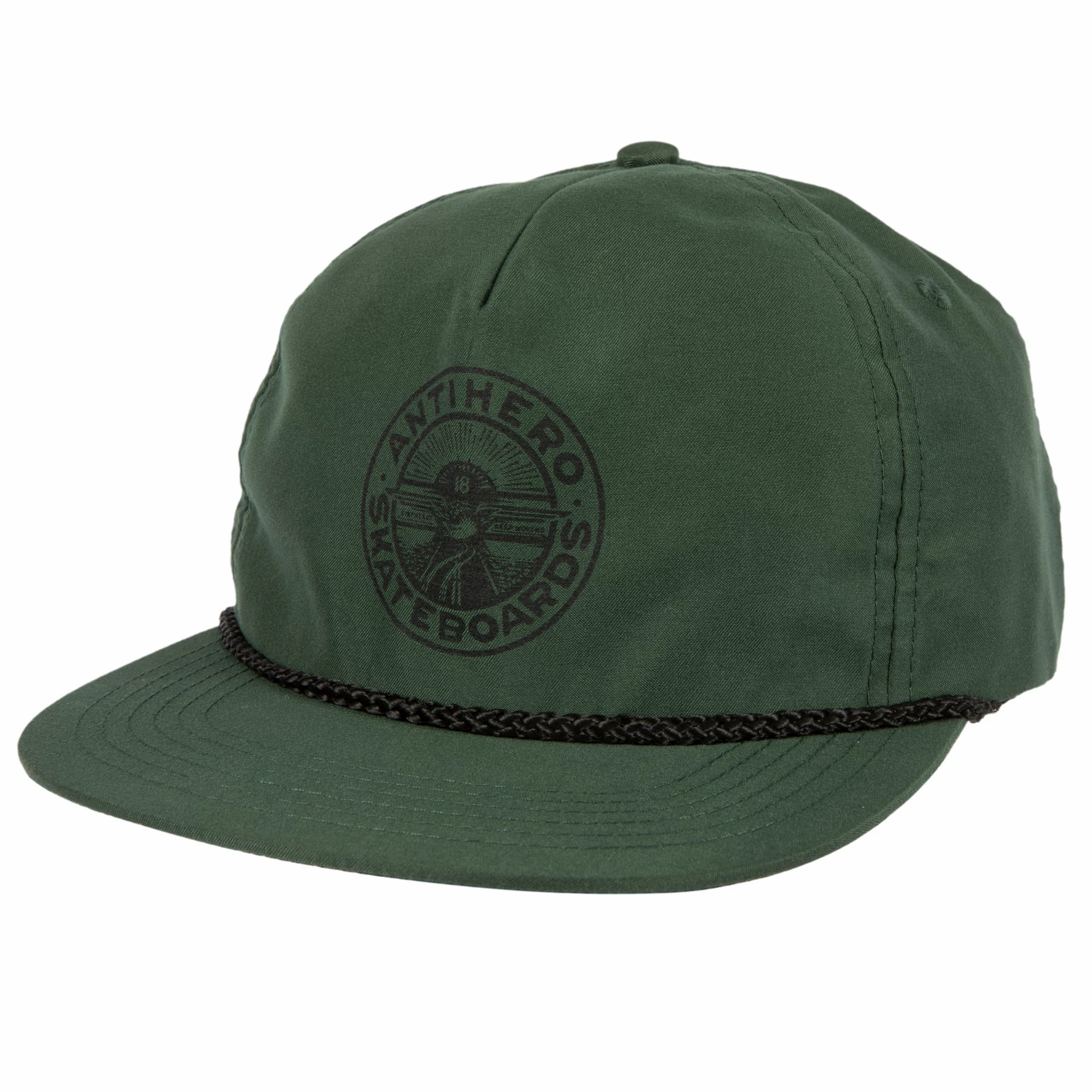 Green Stay Ready AntiHero Skateboards Snapback Hat