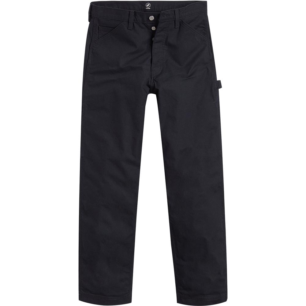 Jet Black Canvas Levi's Skate Carpenter Pants